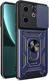MOPAL Infinix Hot 40 4G Stand Sliding Shock-Resistant Slide Silicone Case · 1