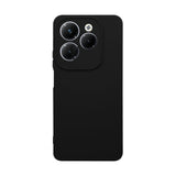 MOPAL İnfinix Hot 40i Velvet-Lined Covering Airline Silicone Case · 2