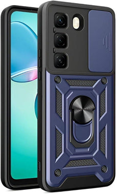 MOPAL Infinix Hot 50 4G Stand Sliding Shock-Resistant Slide Silicone Case · 1