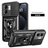 MOPAL Infinix Hot 50İ Stand Sliding Shock-Resistant Slide Silicone Case · 2