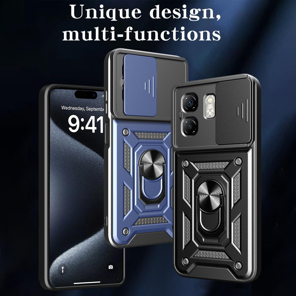 MOPAL Infinix Hot 50İ Stand Sliding Shock-Resistant Slide Silicone Case · 1