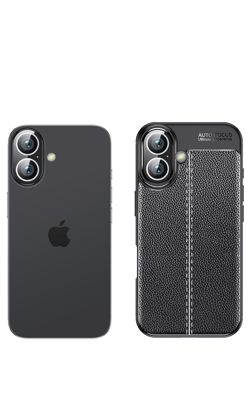MOPAL iPhone 11 Deri Hissiyatlı Dikiş Detail Firo Silicone Case · 3