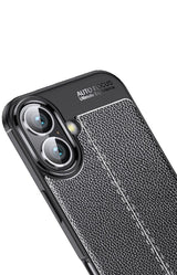 MOPAL iPhone 11 Deri Hissiyatlı Dikiş Detail Firo Silicone Case · 4