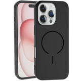 MOPAL iPhone 11 MagSafe-Compatible Velvet-Lined Soft Aqua Silicone Case · 3