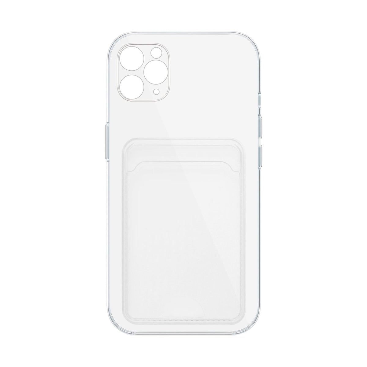 MOPAL iPhone 11 Pro Max Card Holder Clear Yuki Silicone Case · 2