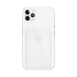 MOPAL iPhone 11 Pro Max Card Holder Clear Yuki Silicone Case · 1
