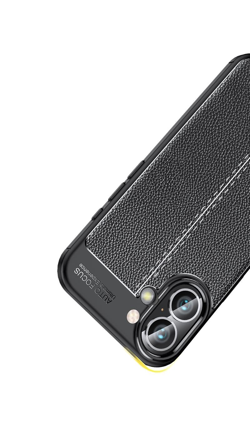 MOPAL iPhone 12 / 12 Pro Deri Hissiyatlı Dikiş Detail Firo Silicone Case · 2