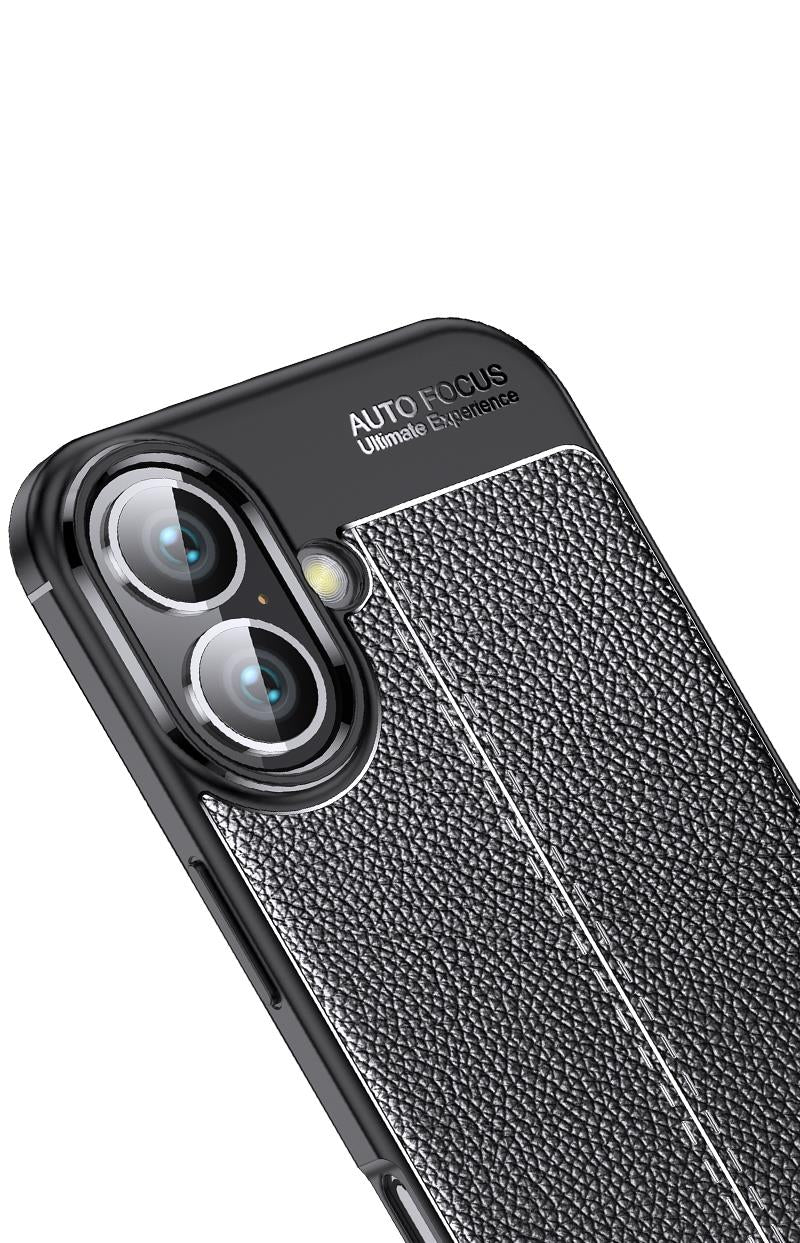 MOPAL iPhone 12 / 12 Pro Deri Hissiyatlı Dikiş Detail Firo Silicone Case · 3