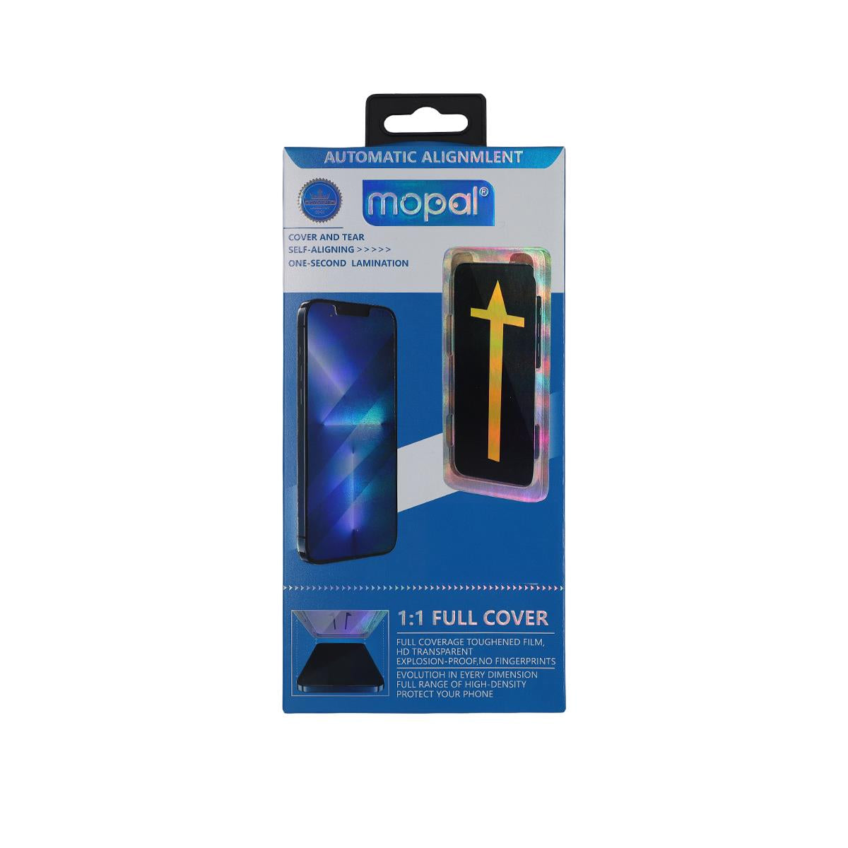 MOPAL Anti-Static Full Coverage Hd Automatic with Applicator Glass Screen Protector for iPhone 12 / iPhone 12 Pro · 2