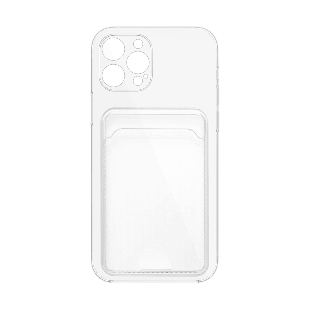 MOPAL iPhone 12 Pro Card Holder Clear Yuki Silicone Case · 2