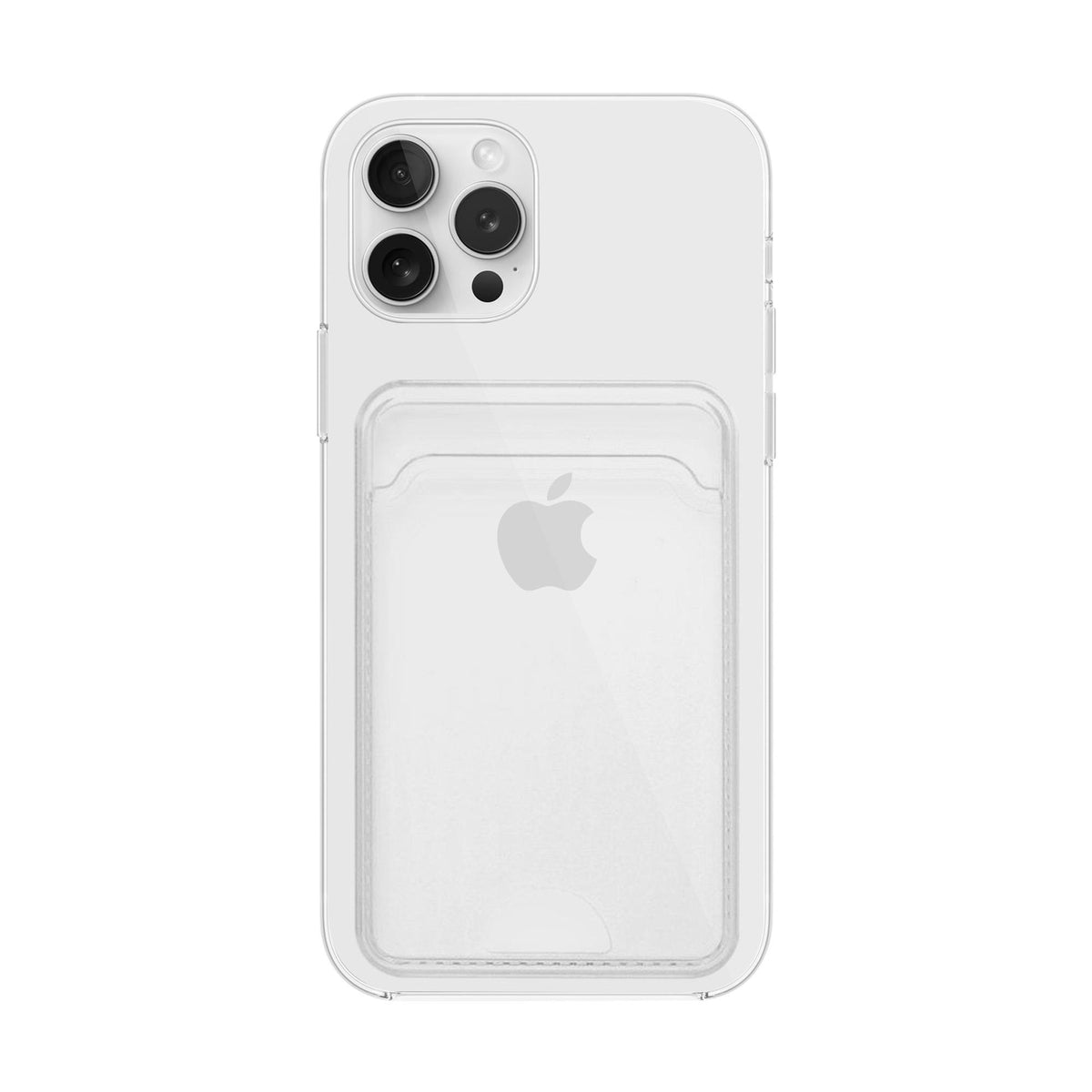 MOPAL iPhone 12 Pro Max Card Holder Clear Yuki Silicone Case · 1