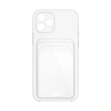 MOPAL iPhone 12 Pro Max Card Holder Clear Yuki Silicone Case · 2