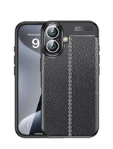 MOPAL iPhone 13 / 14 Deri Hissiyatlı Dikiş Detail Firo Silicone Case · 3