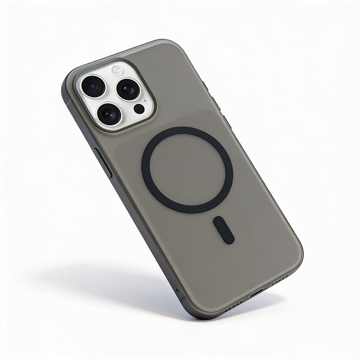 MOPAL MagSafe-Compatible Ultra-Slim Metal Buttons Mond Case for iPhone 13 / iPhone 14 · 9