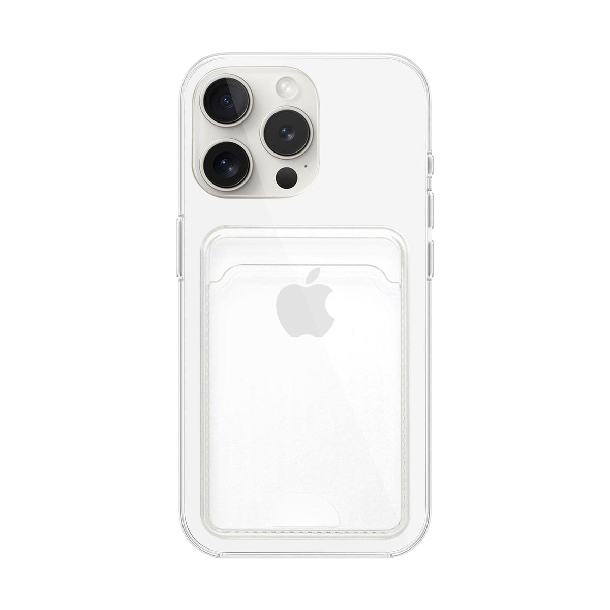 MOPAL iPhone 13 Pro Max Card Holder Clear Yuki Silicone Case · 1