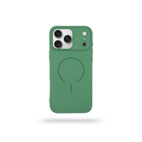 MOPAL MagSafe-Compatible Velvet-Lined Soft Aqua Silicone Case for iPhone 13 Pro · 3