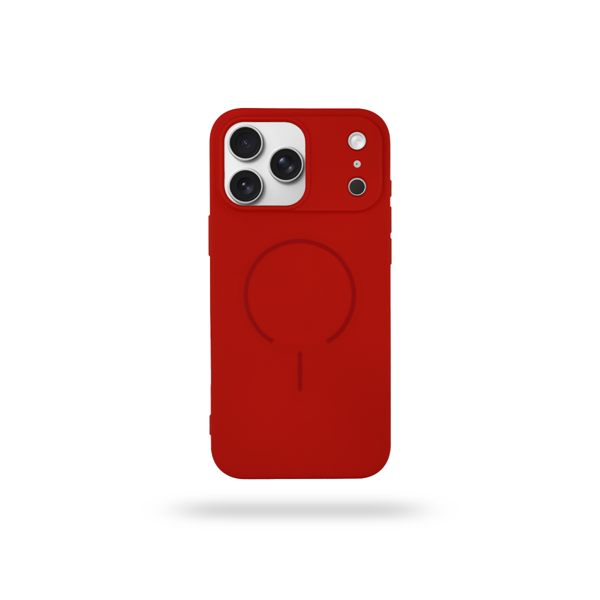 MOPAL MagSafe-Compatible Velvet-Lined Soft Aqua Silicone Case for iPhone 13 Pro · 5