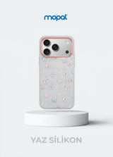 MOPAL Rhinestone Patterned Matte Yaz Silicone Phone Case for iPhone 13 · 1