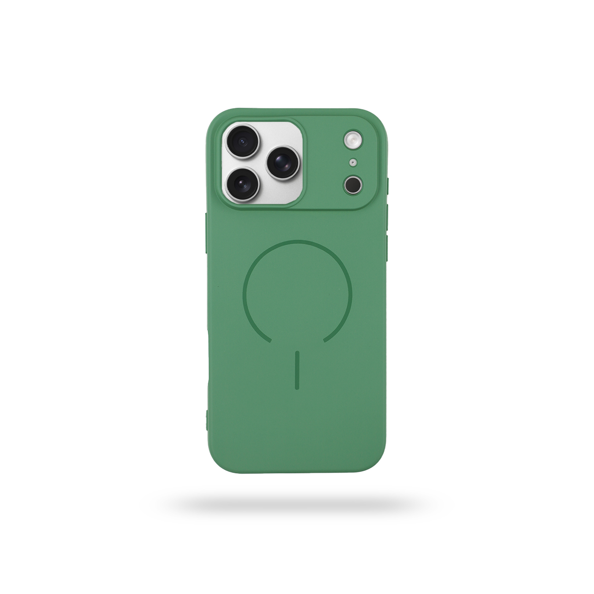 MOPAL MagSafe-Compatible Velvet-Lined Soft Aqua Silicone Case for iPhone 14 Plus / iPhone 15 Plus · 3