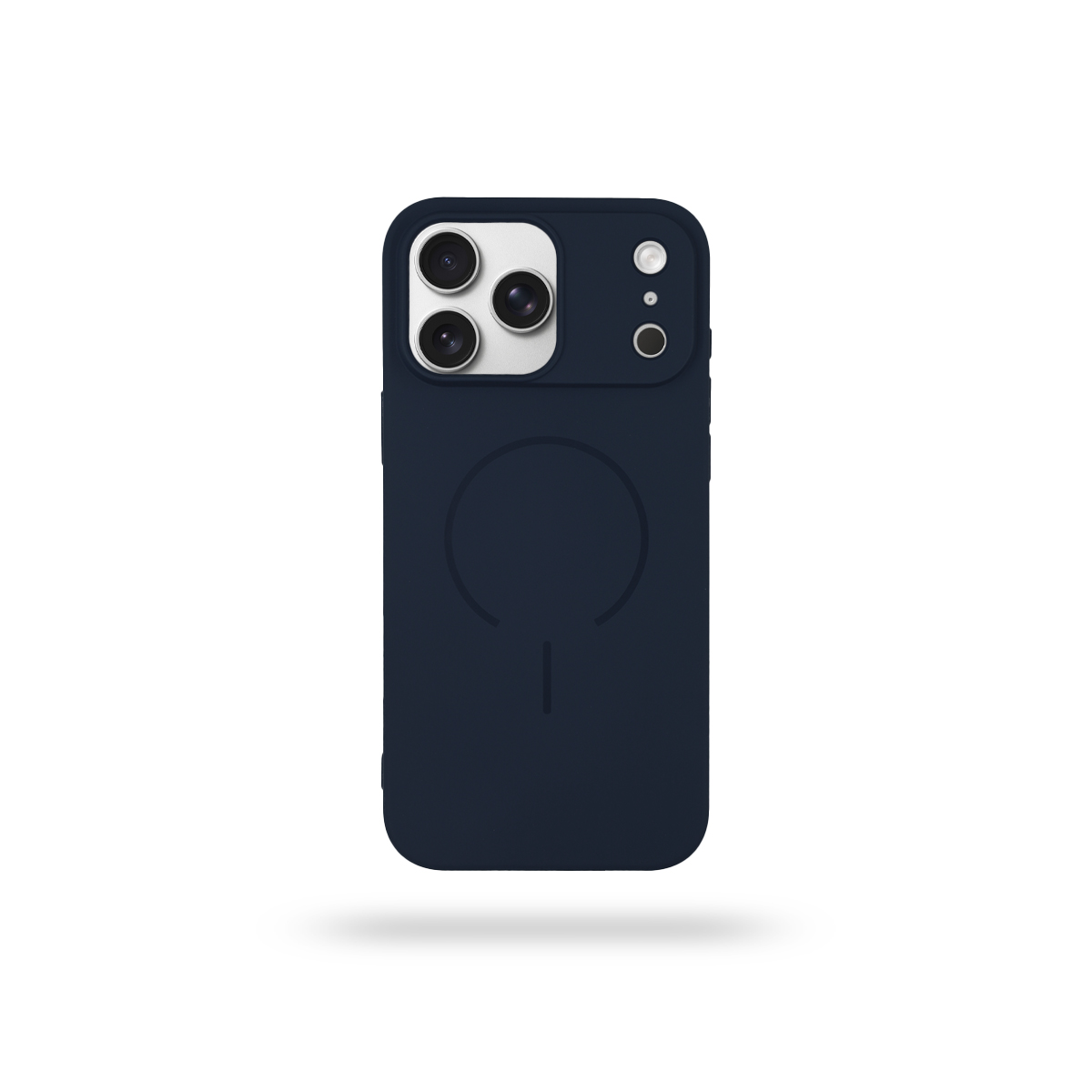 MOPAL MagSafe-Compatible Velvet-Lined Soft Aqua Silicone Case for iPhone 14 Plus / iPhone 15 Plus · 7