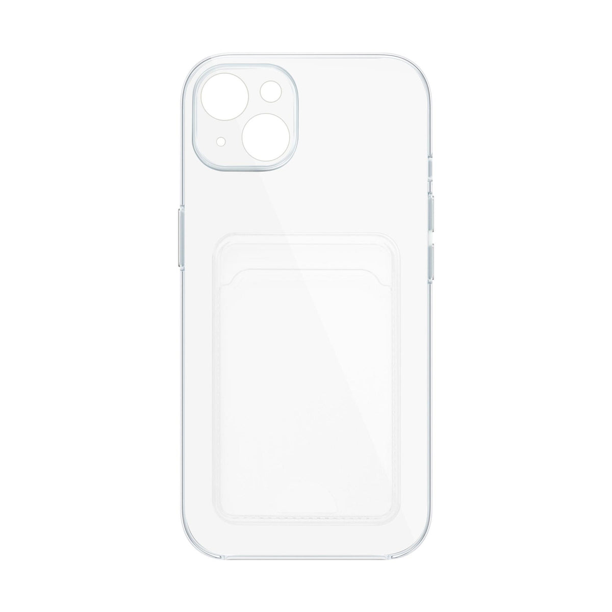 MOPAL iPhone 14 Plus Card Holder Clear Yuki Silicone Case · 1
