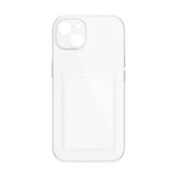 MOPAL iPhone 14 Plus Card Holder Clear Yuki Silicone Case · 1