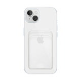 MOPAL iPhone 14 Plus Card Holder Clear Yuki Silicone Case · 2
