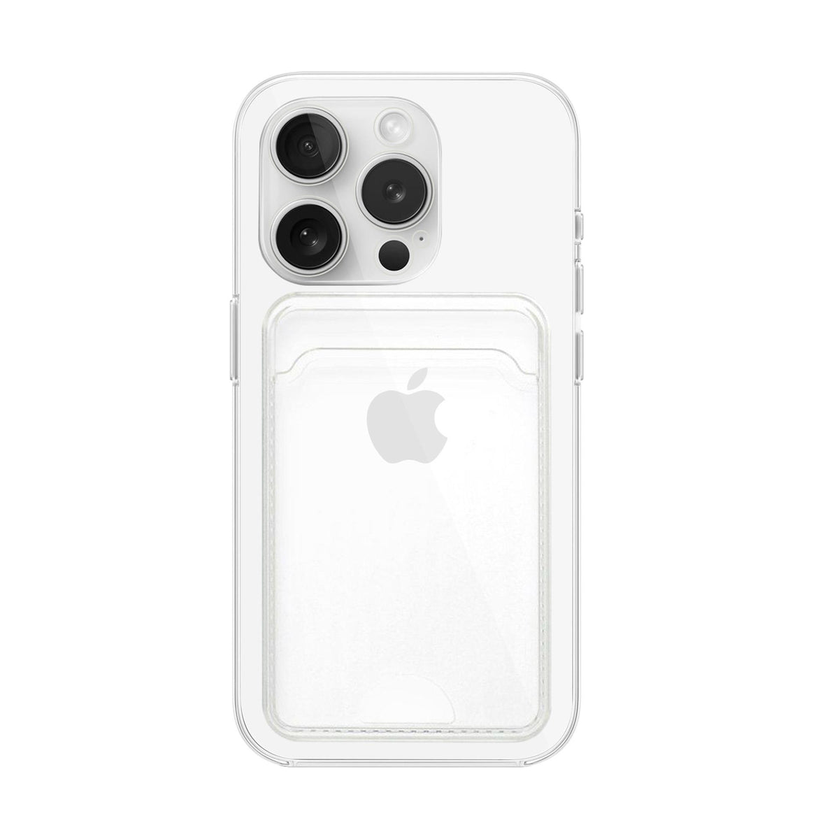 MOPAL iPhone 14 Pro Card Holder Clear Yuki Silicone Case · 1