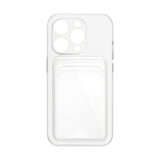 MOPAL iPhone 14 Pro Card Holder Clear Yuki Silicone Case · 2