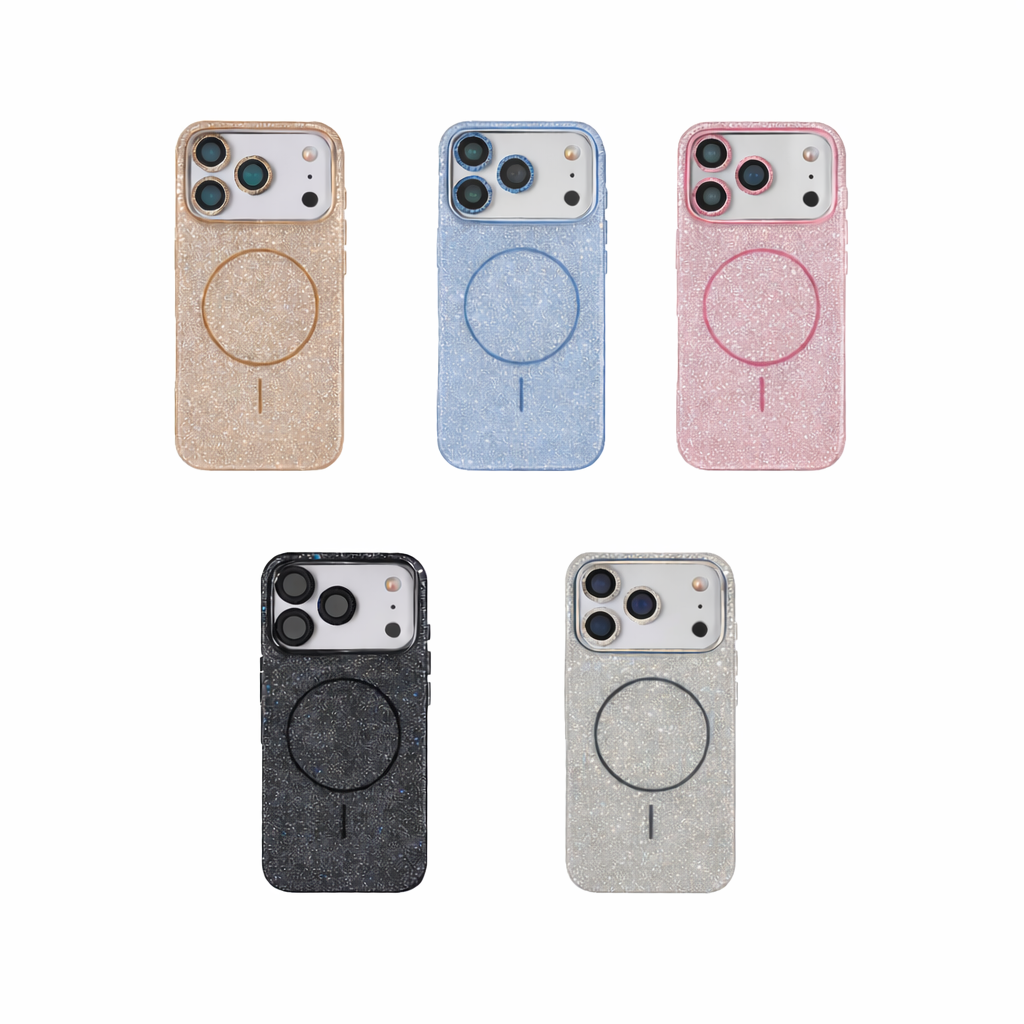 MOPAL Lens Koruma Camı Hediyeli Glitter Kutup Silicone Case for iPhone 14 Pro Max · 1