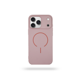 MOPAL MagSafe-Compatible Velvet-Lined Soft Aqua Silicone Case for iPhone 14 Pro · 12