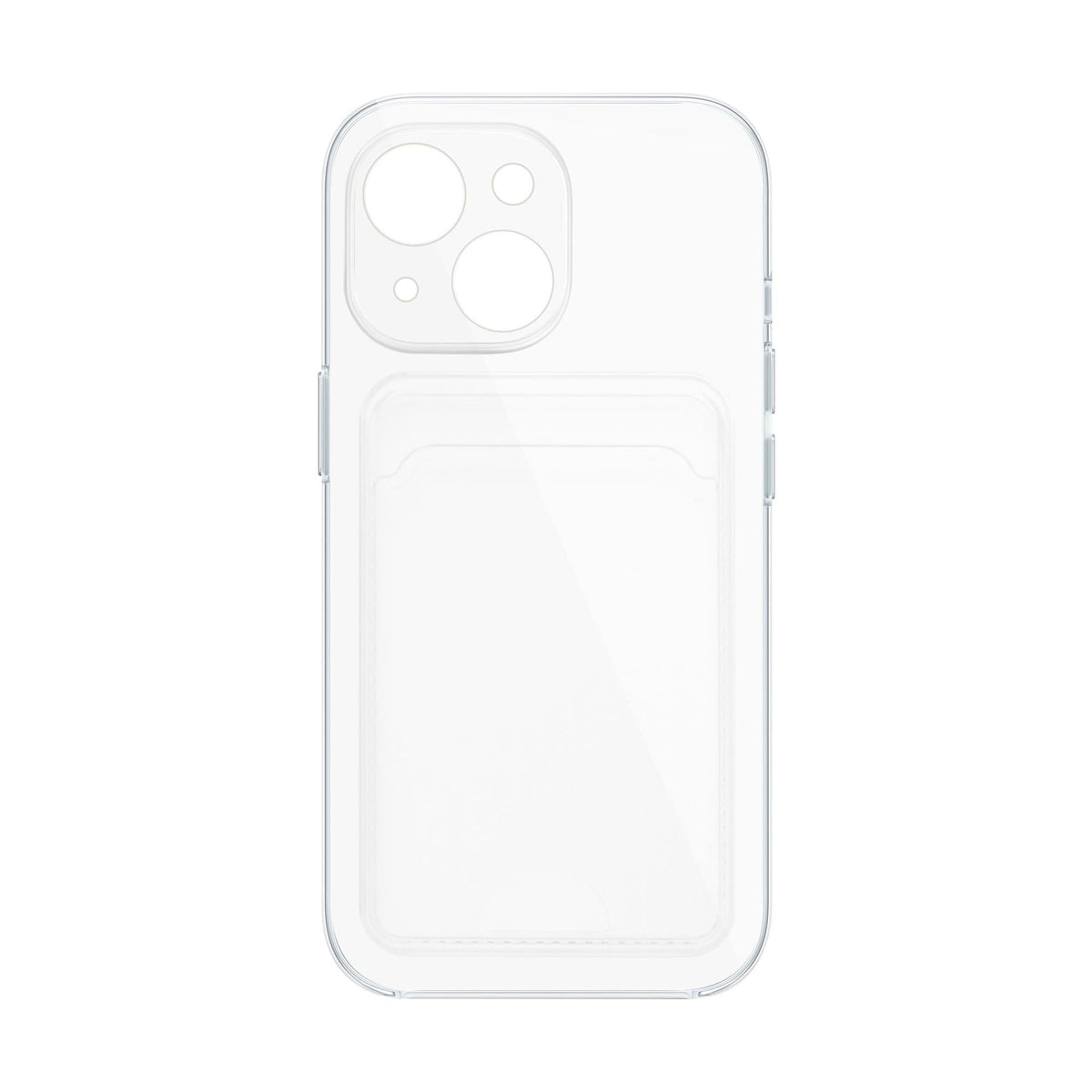 MOPAL iPhone 15 Card Holder Clear Yuki Silicone Case · 2