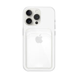 MOPAL iPhone 15 Pro Max Card Holder Clear Yuki Silicone Case · 2