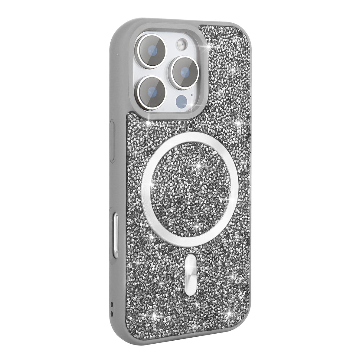 MOPAL iPhone 15 Pro Max MagSafe-Compatible Taş Kabartmalı Lime Silicone Case · 2