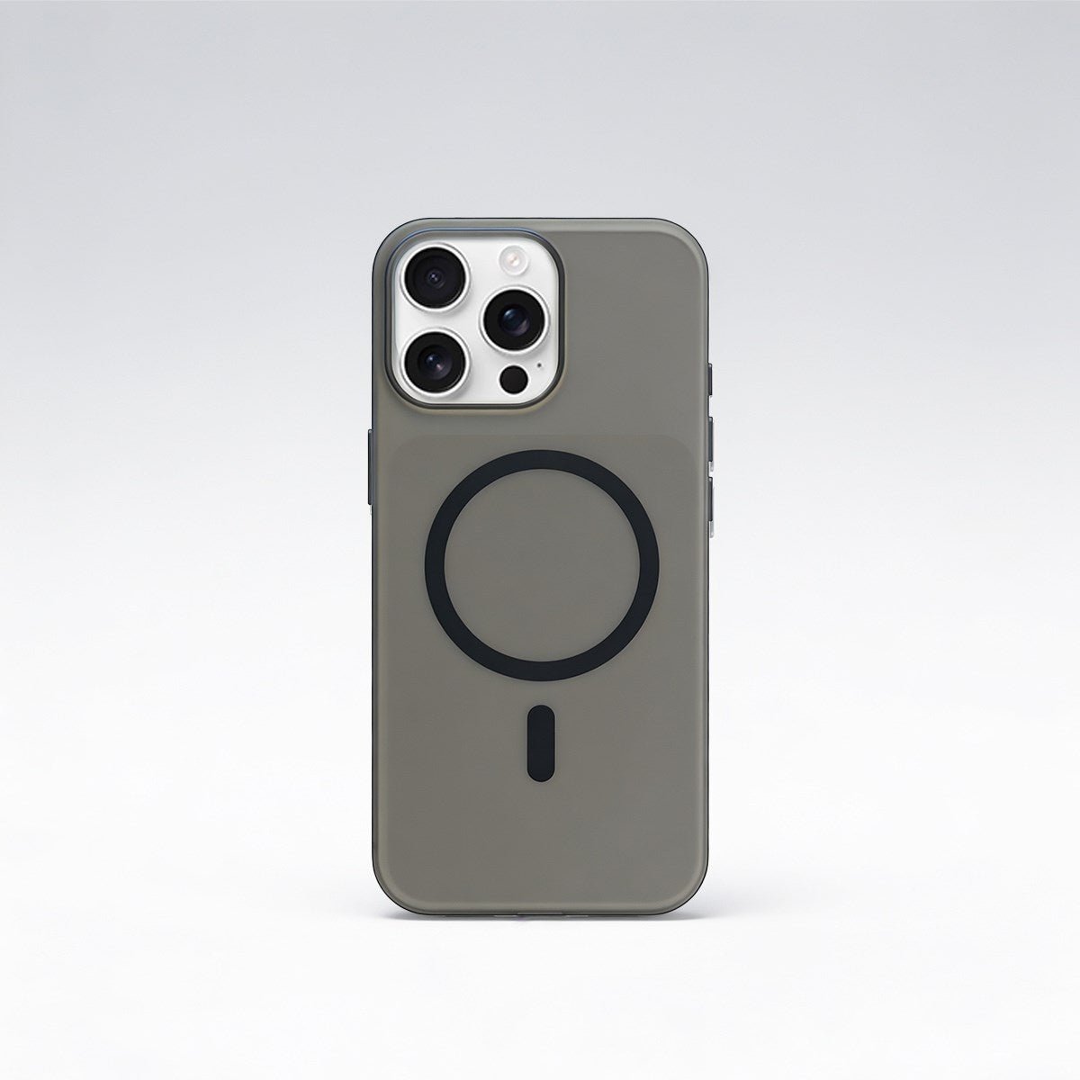 MOPAL MagSafe-Compatible Ultra-Slim Metal Buttons Mond Case for iPhone 15 Pro Max · 8