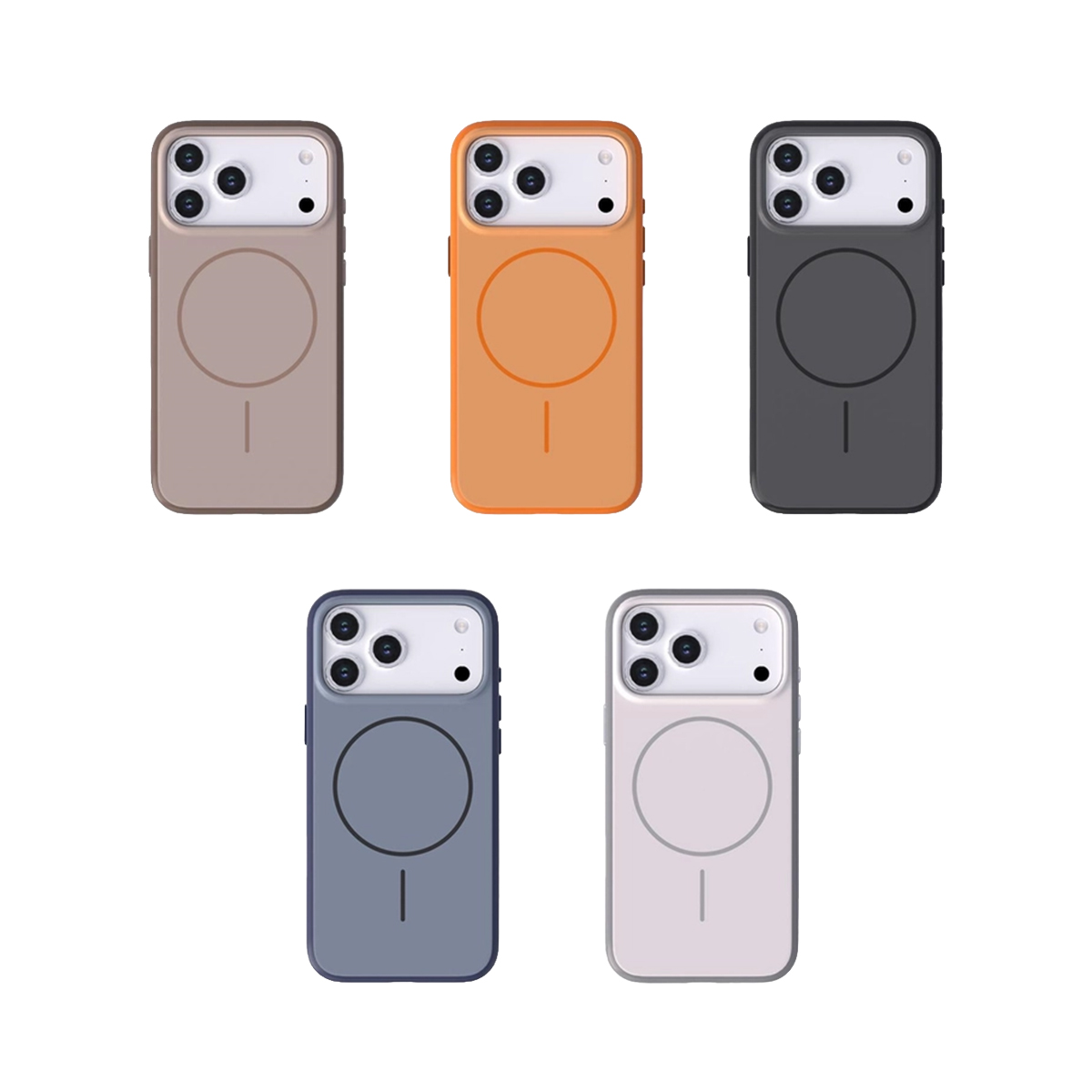 MOPAL MagSafe-Compatible Plastic Edges Form Silicone Case for iPhone 15 Pro · 1