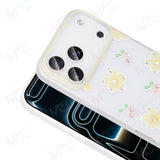 MOPAL Rhinestone Patterned Matte Yaz Silicone Phone Case for iPhone 15 · 10