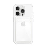 MOPAL iPhone 16 Pro Card Holder Clear Yuki Silicone Case · 2