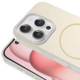 MOPAL iPhone 16 Pro MagSafe-Compatible Velvet-Lined Soft Aqua Silicone Case · 4