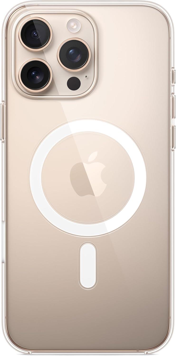 MOPAL iPhone 16 Pro MagSafe-Compatible Clear IQ Silicone Case · 1