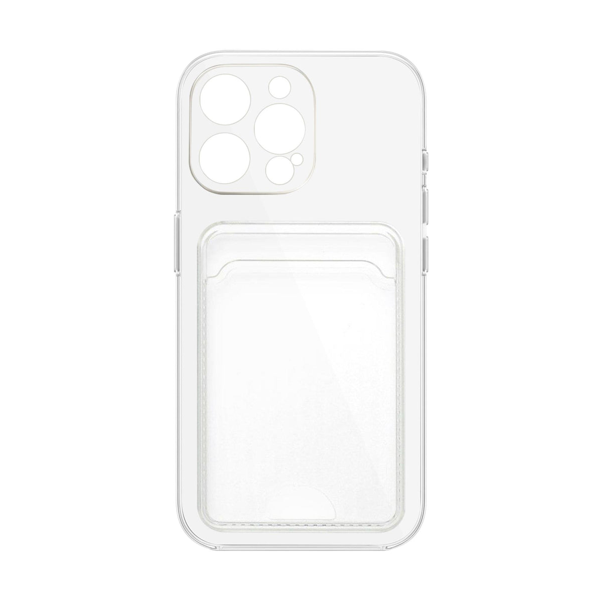 MOPAL iPhone 16 Pro Max Card Holder Clear Yuki Silicone Case · 1