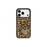 MOPAL Velvet-Lined Leopar Patterned Rhinestone Yeni Case for iPhone 16 Pro Max · 9