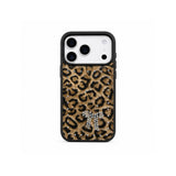 MOPAL Velvet-Lined Leopar Patterned Rhinestone Yeni Case for iPhone 16 Pro Max · 3