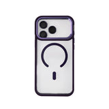 MOPAL MagSafe-Compatible Stand Camera-Lens Protection Clear Pass-1 Silicone Case for iPhone 16 Pro Max · 2