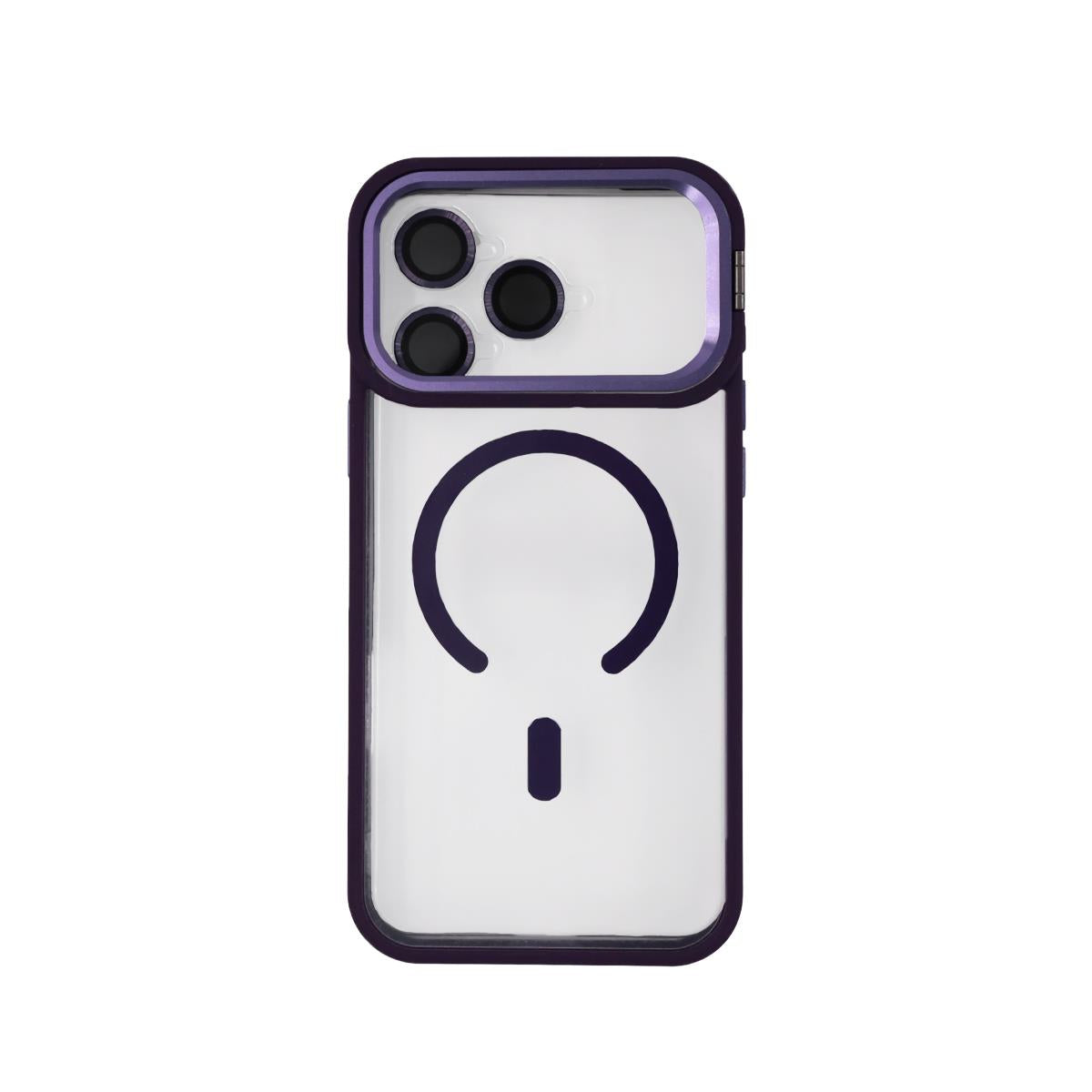 MOPAL MagSafe-Compatible Stand Camera-Lens Protection Clear Pass-1 Silicone Case for iPhone 16 Pro Max · 2