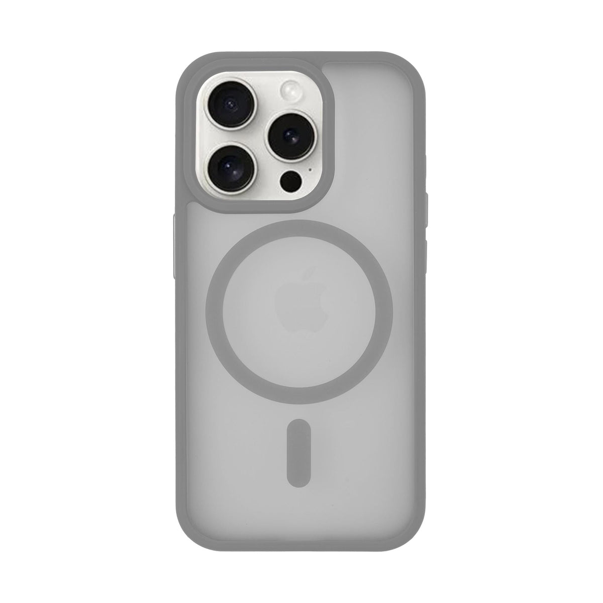 MOPAL MagSafe-Compatible Plastic Edges Rot Silicone Case for iPhone 16 Pro Max · 3