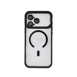 MOPAL MagSafe-Compatible Stand Camera-Lens Protection Clear Pass-1 Silicone Case for iPhone 16 Pro Max · 3