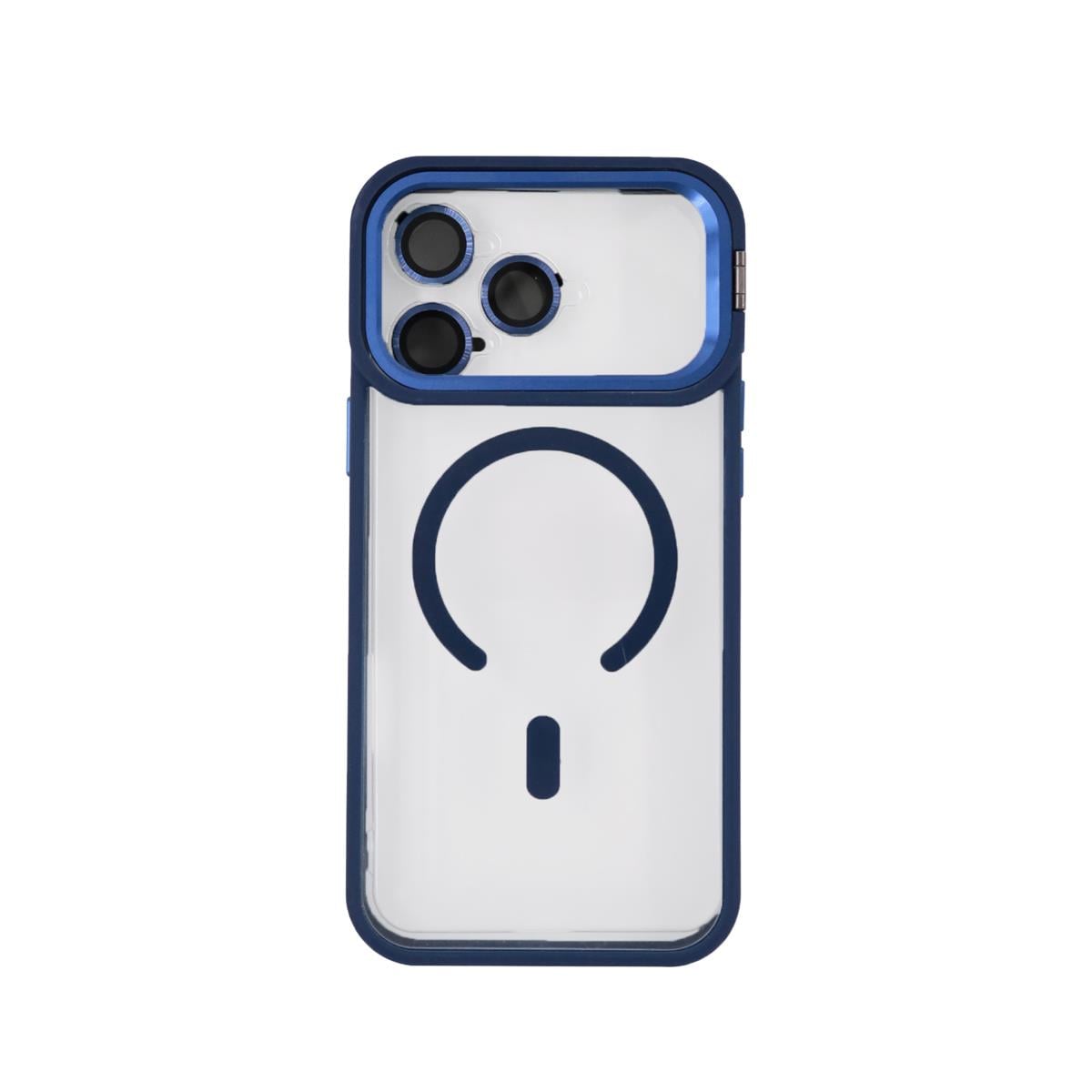 MOPAL MagSafe-Compatible Stand Camera-Lens Protection Clear Pass-1 Silicone Case for iPhone 16 Pro Max · 4