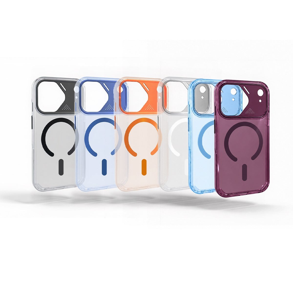 MOPAL MagSafe-Compatible Hard-Shell Clear Duo Phone Case for iPhone 16 · 1