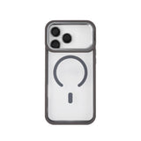 MOPAL MagSafe-Compatible Stand Camera-Lens Protection Clear Pass-1 Silicone Case for iPhone 16 · 2